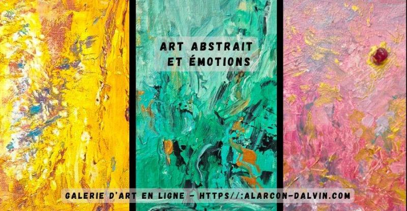 Peinture au couteau contemporaine explorant la texture et la matière avec des couleurs vibrantes